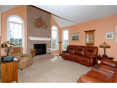 Family Room. Spacious family room with a floor to 
