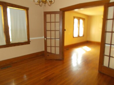 Dining room with French doors