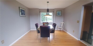 Hardwood Floors in Dining Room.