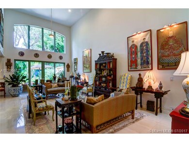 Formal Living Room with 2 story ceiling