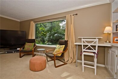 Living room with large window