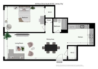 The Emerald unit 1707, Jersey City, NJ 07310 - photo 3