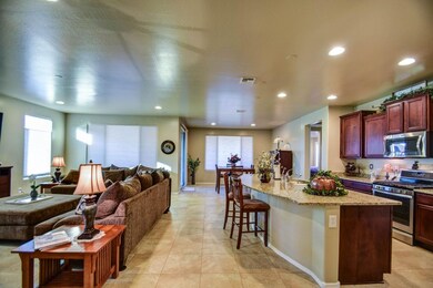 family room-kitchen