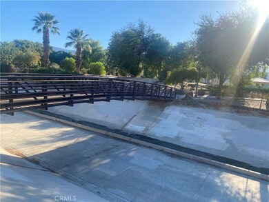 bridge to the city park across the street.