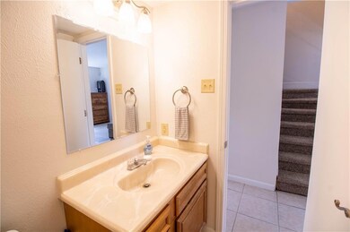 Downstairs half-bathroom.
