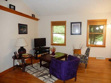 Living Room. Living room with neutral dcor allows 