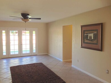 Family Room with French Doors