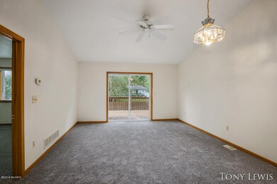 Great Room W/ Slider to Deck