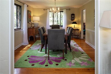 Formal dining room ... lovely chandalier ...