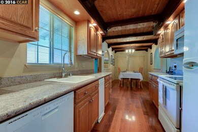 Nicely updated kitchen with granite counters