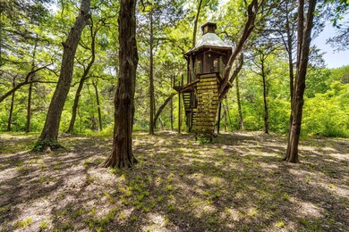 Custom built tree house with 18 ft zip line