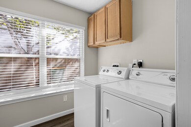 Indoor Laundry room with extra cabinets for storage