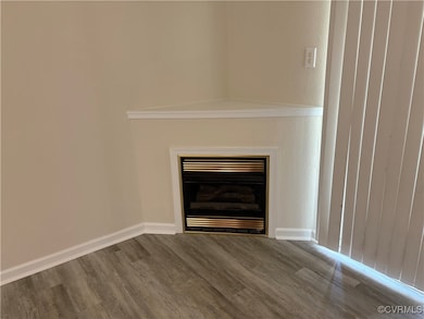 corner fireplace