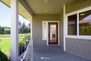 Front Porch-With Beautiful Glass Front Door-Room to Catch the Sunsets...