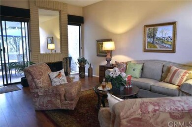 Living room from front to back patio