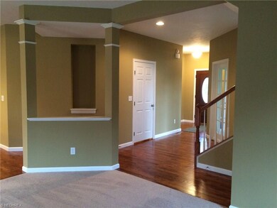 Entry into Great Room, Study & Kitchen