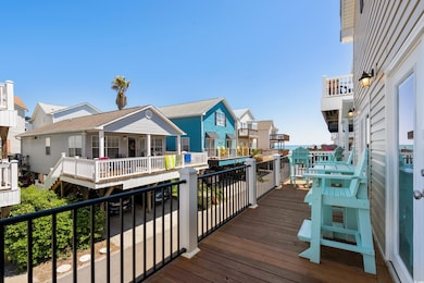 Wooden deck featuring a residential view