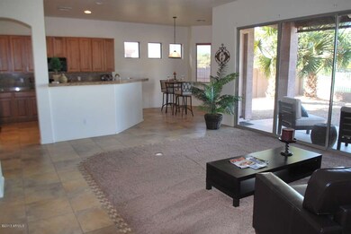 Great room and kitchen