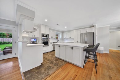 Beautifully updated kitchen with gorgeous island a