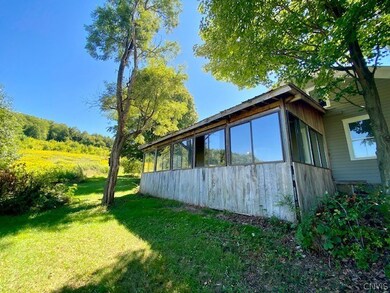 Showing side enclosed porch