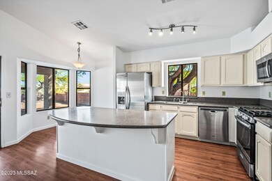 Kitchen with island