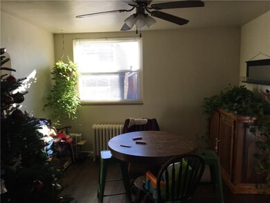 1st floor dining room with hardwood floors.