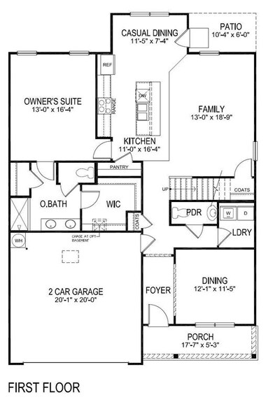 Large Floor Plan with Dining or Flex Space