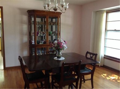 Spacious dining room