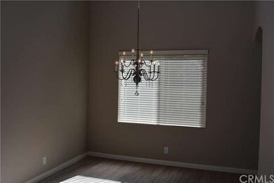 Dining area with updated chandelier