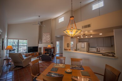 Overview of Dining Area and Living Room