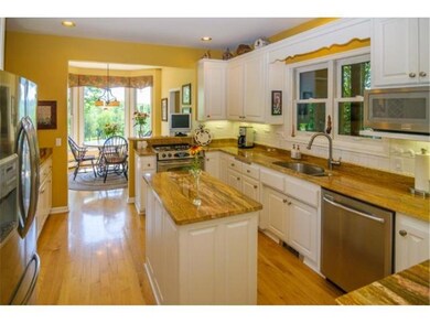 Granite, wood floors, stainless steel appliances