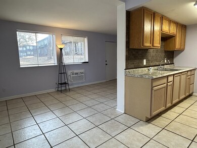 Brand new lower cabinets in the kitchen.