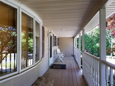 Relaxing and welcoming front porch
