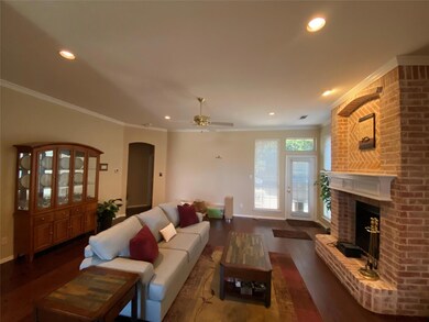 Statement gas fireplace