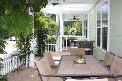 Side Patio with Pavers