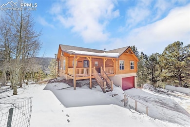 View of front of house featuring stairs, a porch, 