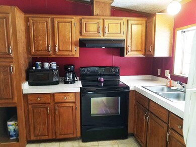 Kitchen toward appliances.