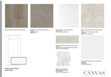 Design selections. This home is currently under co