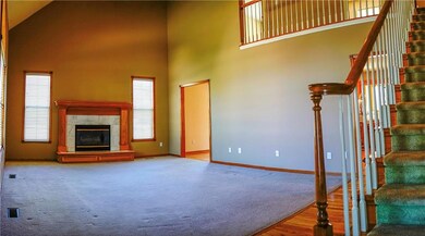 Great Room with Soaring Ceilings!