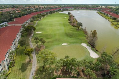 17th hole sits just beyond lake.