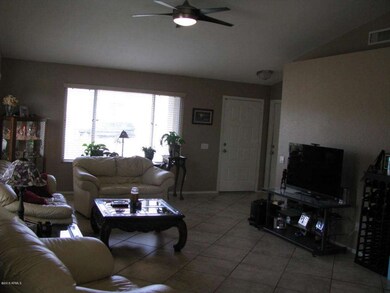 Vaulted ceilings in Great Room.