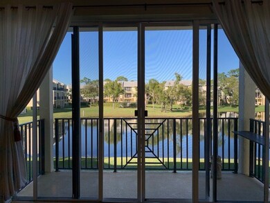 The view from the living room and second level bal