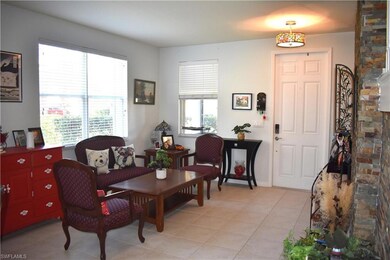 Dining area featuring light tile patterned floors 
