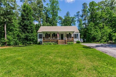 Lots of yard space! Beautiful front porch!
