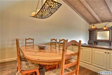 Dining room opens to living area and view!