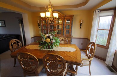 Tray ceiling holiday size dining room