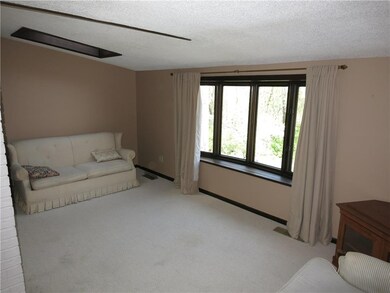 Family room with sky lights