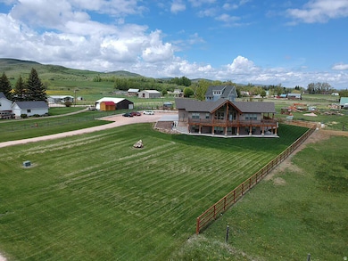 Aerial view of property