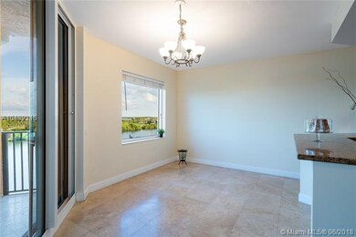 Breakfast nook off the kitchen.  Picture Window ..