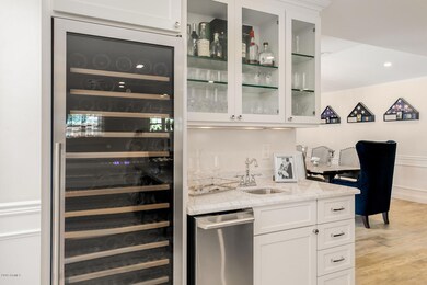 Wet Bar and Wine Fridge